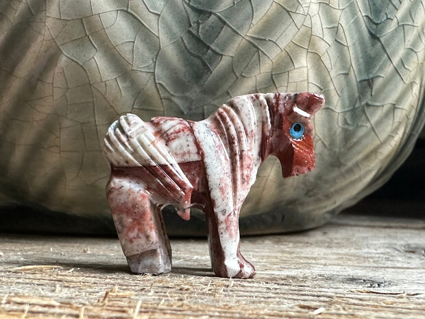 Speksteen Paardje 3,5cm #010