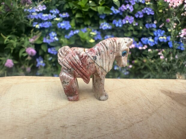Speksteen Paardje 3,5cm #02