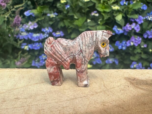 Speksteen Paardje 3,5cm #03