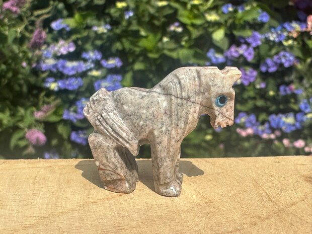 Speksteen Paardje 3,5cm #05