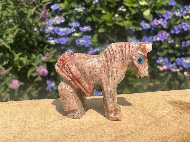 Speksteen Paardje 3,5cm #09